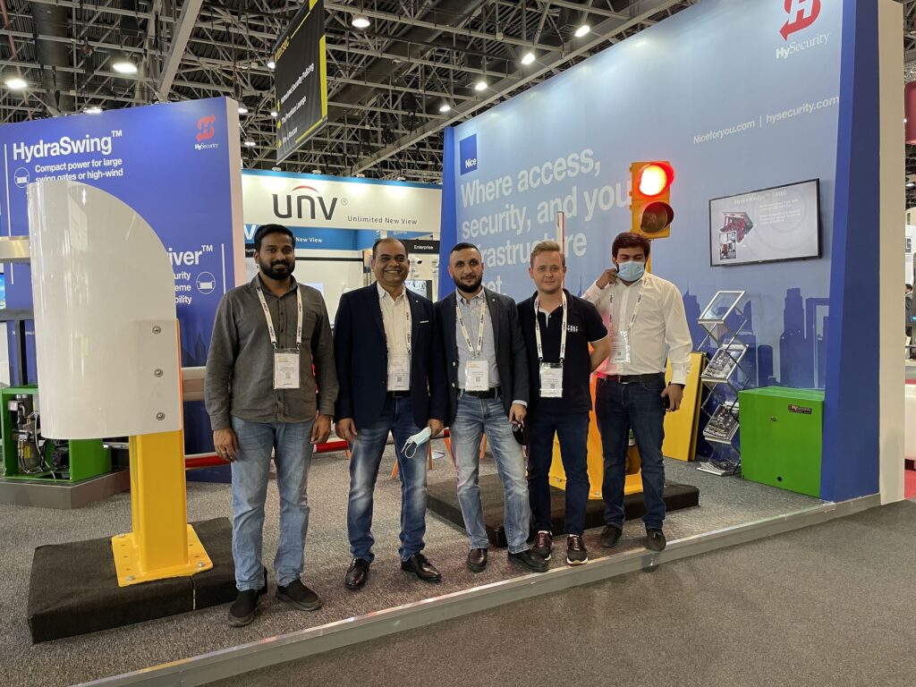 Intersec 2022 Nice HySecurity booth visitors